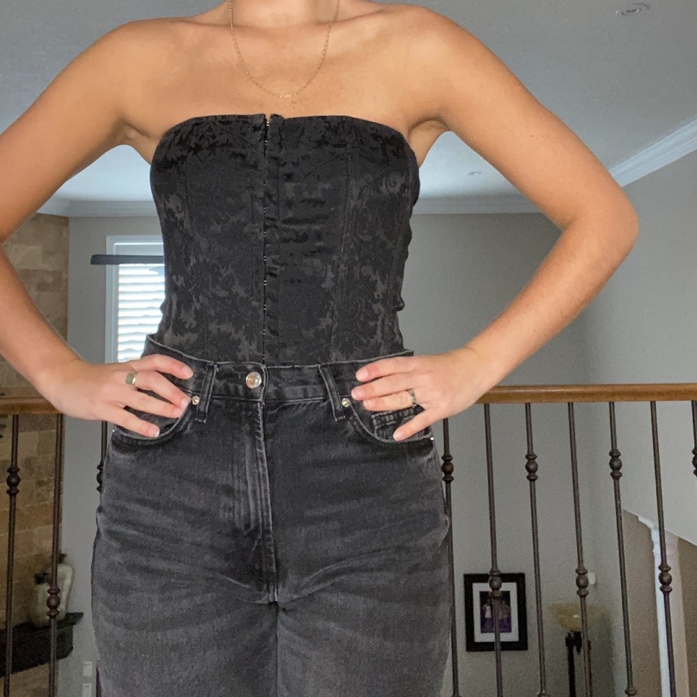 Vintage black Dynamite corset
